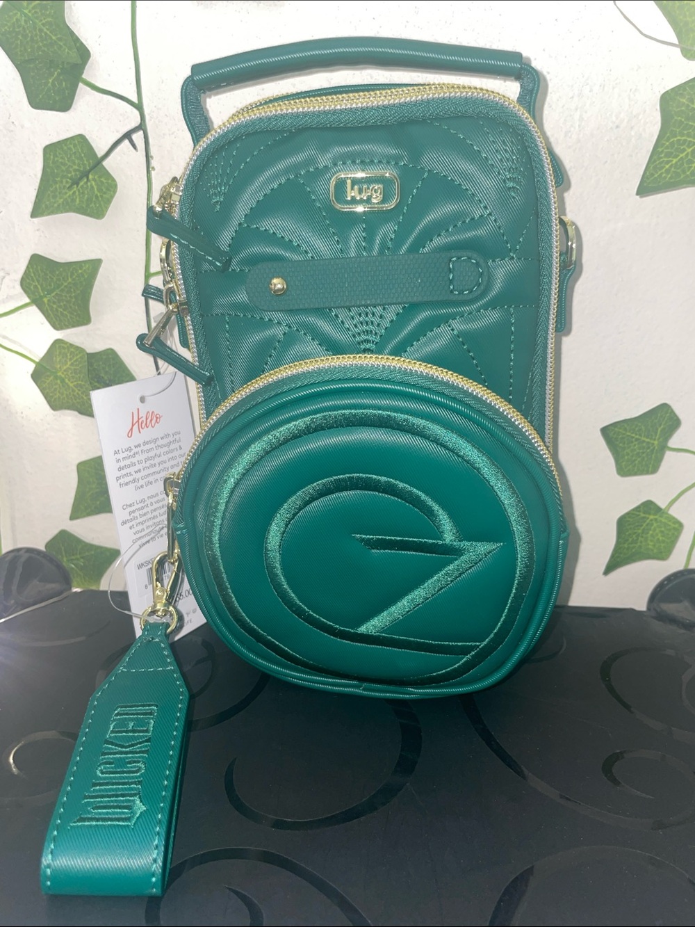 Wicked x Lug Skeeter Mini Bridge SE Satin Luxe VL Convertible Crossbody Bag